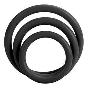 Calexotics Calex Set Tres Anillas Negro Erección