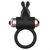 Coquette - Coquette Cock Ring Anillo Vibrador Negro / Gold
