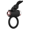 Coquette - Coquette Cock Ring Anillo Vibrador Negro / Gold