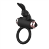 Coquette - Coquette Cock Ring Anillo Vibrador Negro / Gold