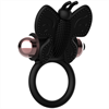 Coquette - Coquette Cock Ring Butterfly Anillo Vibrador Negro / Gold