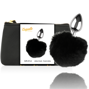 Coquette Plug Anal De Metal Talla L 2.8 X 4.1 Cm