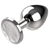 Coquette - Coquette Plug Anal De Metal Talla L Cristal Clear 4 X 9cm