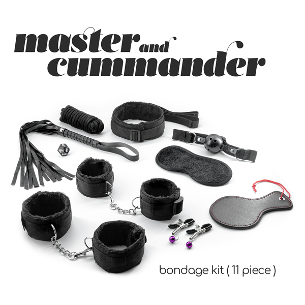 Crushious - Kit Bondage Master & Cummander 11 Piezas 