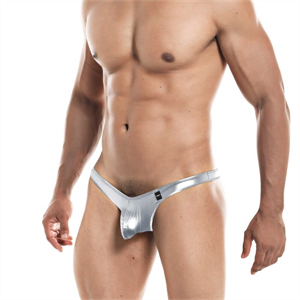 Cut4men - Tanga Con Push Up Plateado Xl