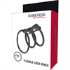 Darkness - Darkness Set De 3 Anillas Pene Flexible