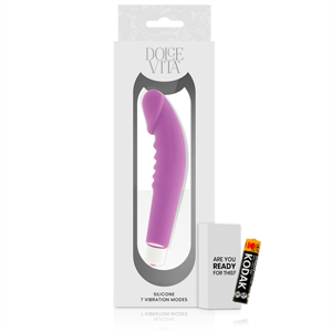 Dolce Vita  Realistic  Pleasure Vibrador Silicona Lila