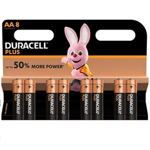 Duracell Plus Power Pila Alcalina Aa Lr6 Blister*8