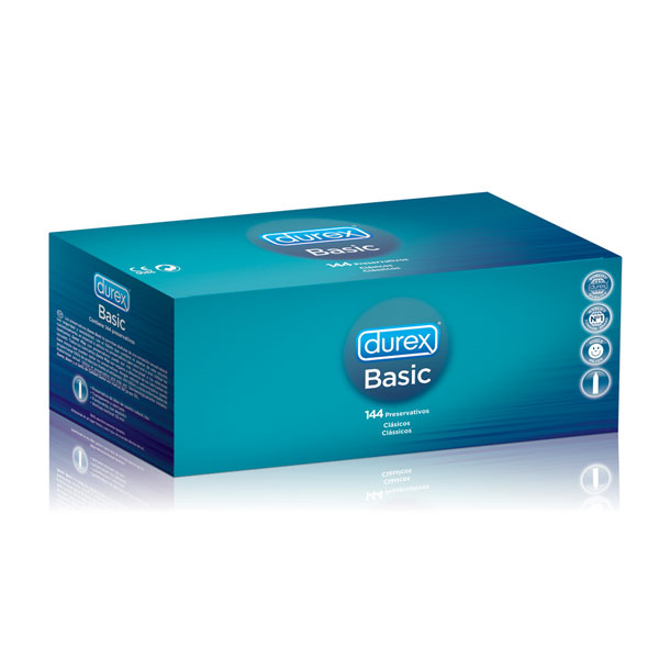 Durex - Preservativos Basic 144 Unidades