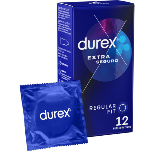 Durex - Preservativos Extra Seguro 12 Unidades