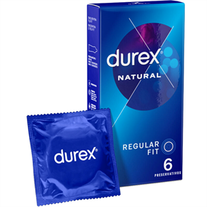 Durex Natural Regular Fit Vending (6 uds)