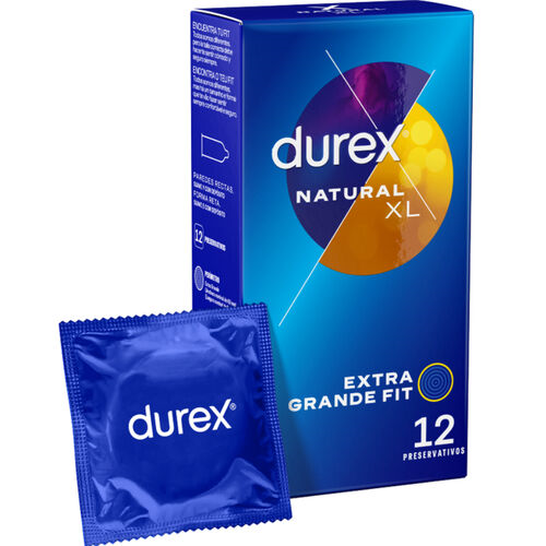 Durex - Natural XL - 12 uds