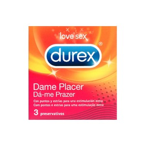 Durex - Preservativos Dame Placer 3 Unidades