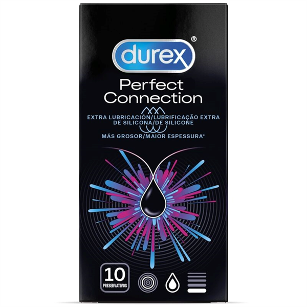 Durex Perfect Connection Extra Lubricacion Silicona 