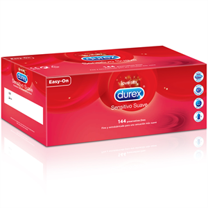 Durex - Preservativos Sensitivo Suave 144 Unidades