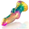 Epic - Iris Dildo Con Testículos Arcoíris De Placer