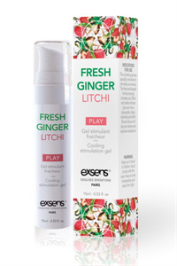 Exsens - Cooling Stimulation Gel Fresh Ginger Litchi 15 ml.
