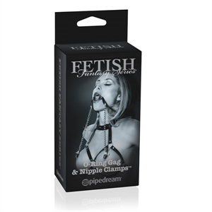 Fetish Fantasy Edicion Limitada Mordaza Con Pinzas Para Pezones.