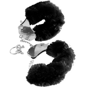 Fetish Fantasy Esposas Estampado Negro