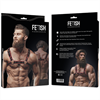 Fetish Submissive Actitude - Fetish Submissive Actitude - Arnés Ecopiel Pecho Hombre Negro/Rojo