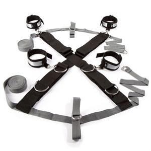Fifty Shades Of Grey Fifty Shades Over The Bed Cross Restraint Silver