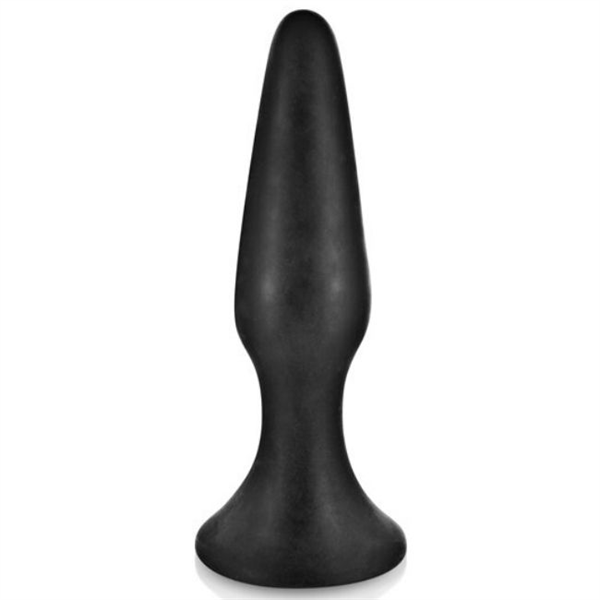 Glamy Plug Anal Silicona Medium Negro 12.5cm