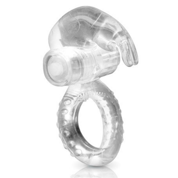 Anillo Vibrador Glamy Ring Transparente