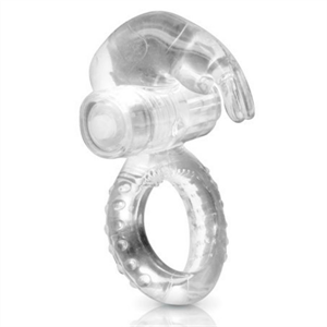 Anillo Vibrador Glamy Ring Transparente