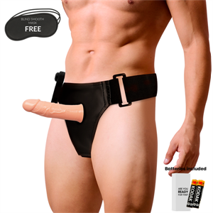 Harness Attraction Árnes Hueco Gregory Con Vibrador 16.5 X 4.3cm