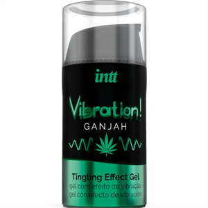 Intt - Potente Estimulante  Íntimo Gel Vibrador Liquido Cannabis 15ml