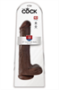 King Cock - King Cock 13&quote; Cock with Balls - Brown