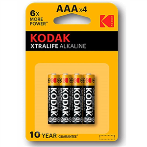 Kodak Xtralife Pila Alcalina Aaa Lr03 Blister*4