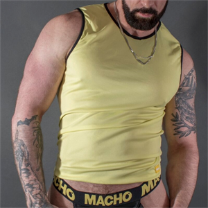 Macho Underwear Macho Camiseta Amarillo L/Xl