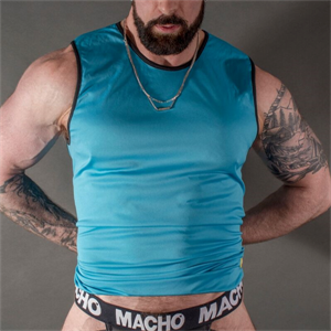 Macho Underwear Macho Camiseta Azul L/Xl