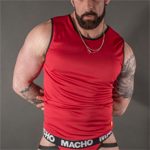 Macho Underwear Macho Camiseta Roja L/Xl