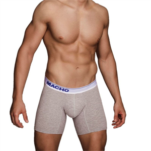 Macho Underwear Macho - Mc087 Boxer Largo Gris Talla L