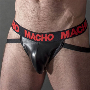 Macho Underwear Macho - Mx25rc Jock Cuero Rojo S