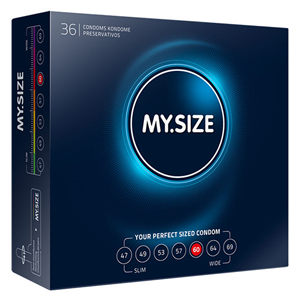 My Size Pro My Size Natural Condom Latex 60mm 36 Uds