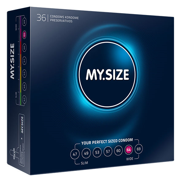My.Size My Size Natural Condom Latex 64 Mm 36 Uds
