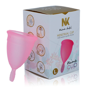 Nina Kikí Nina Cup Copa Menstrual Talla L Rosa