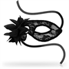 Ohmama - Ohmama Masks Antifaz Con Encajes Y Flor - Negro
