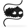 Ohmama - Ohmama Masks Antizaz Estilo Veneciano Flor Lateral -  Negra