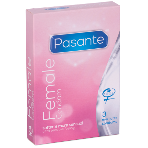 Pasante - Preservativo Femenino Sin Latex  3 Unidades 