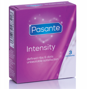 Pasante Preservativo Intensity Estrías 3 Uds
