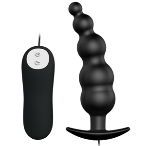 Pretty Love Plug Anal Silicona 12 Modos Vibracion 