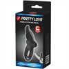 Pretty Love - Doble Anillo Vibrador + Estimulador Clãtoris 10 Vibraciones Negro