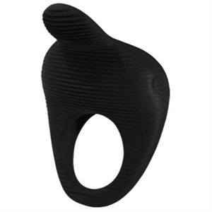 Pretty Love Anillo Vibrador Thimble - Negro