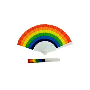 Pride - Abanico Madera Bandera Arcoãris
