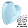Satisfyer Cutie Heart Estimulador Y Vibrador - Azul