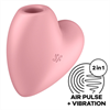 Satisfyer Cutie Heart Estimulador Y Vibrador - Rosa